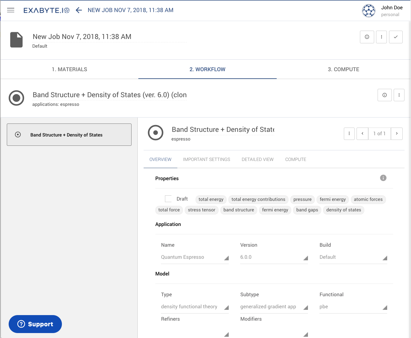 Workflow Tab Workflow Tab